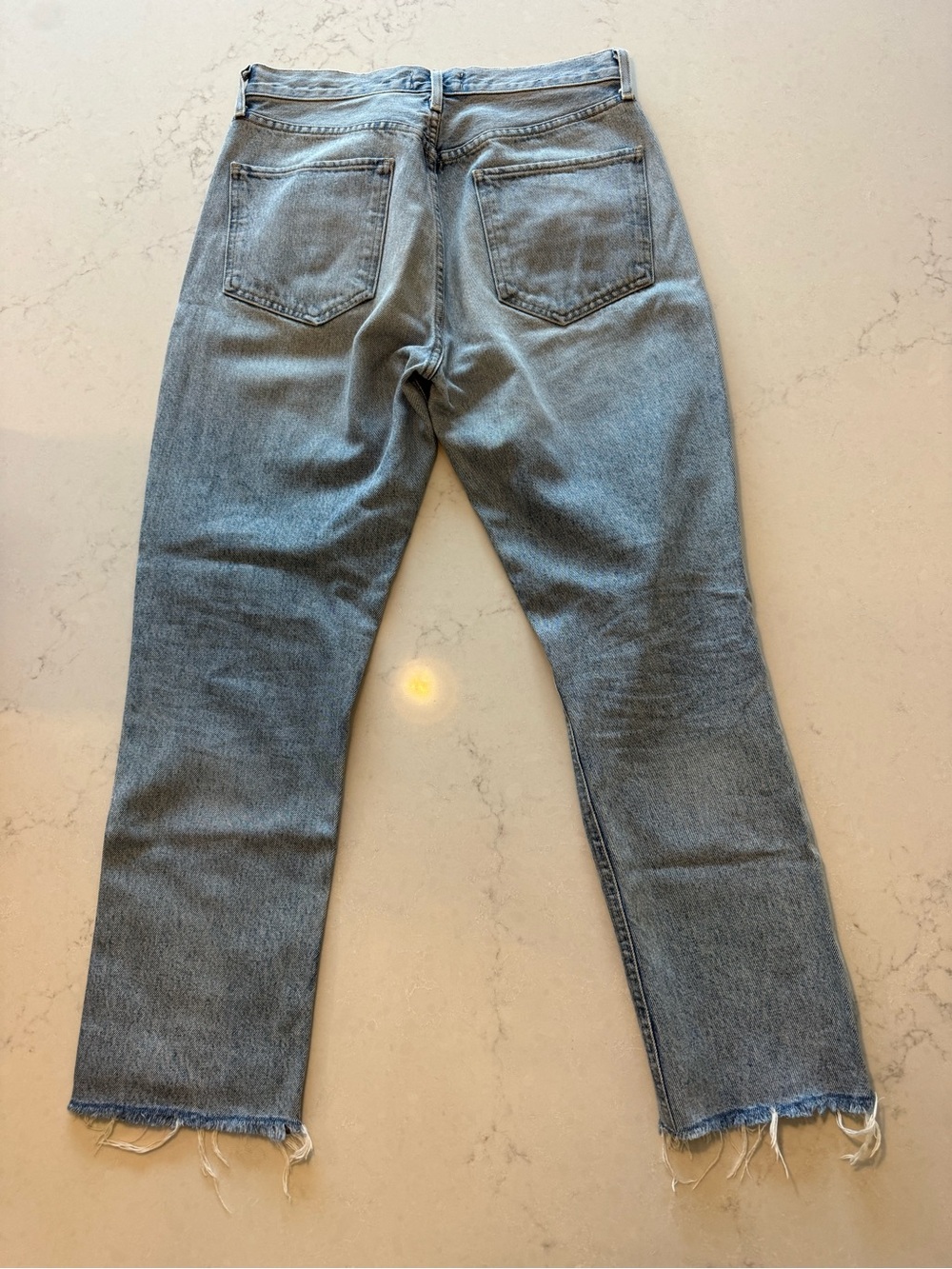 Agolde Riley High Rise Straight Crop Jeans - Picture 5 of 5